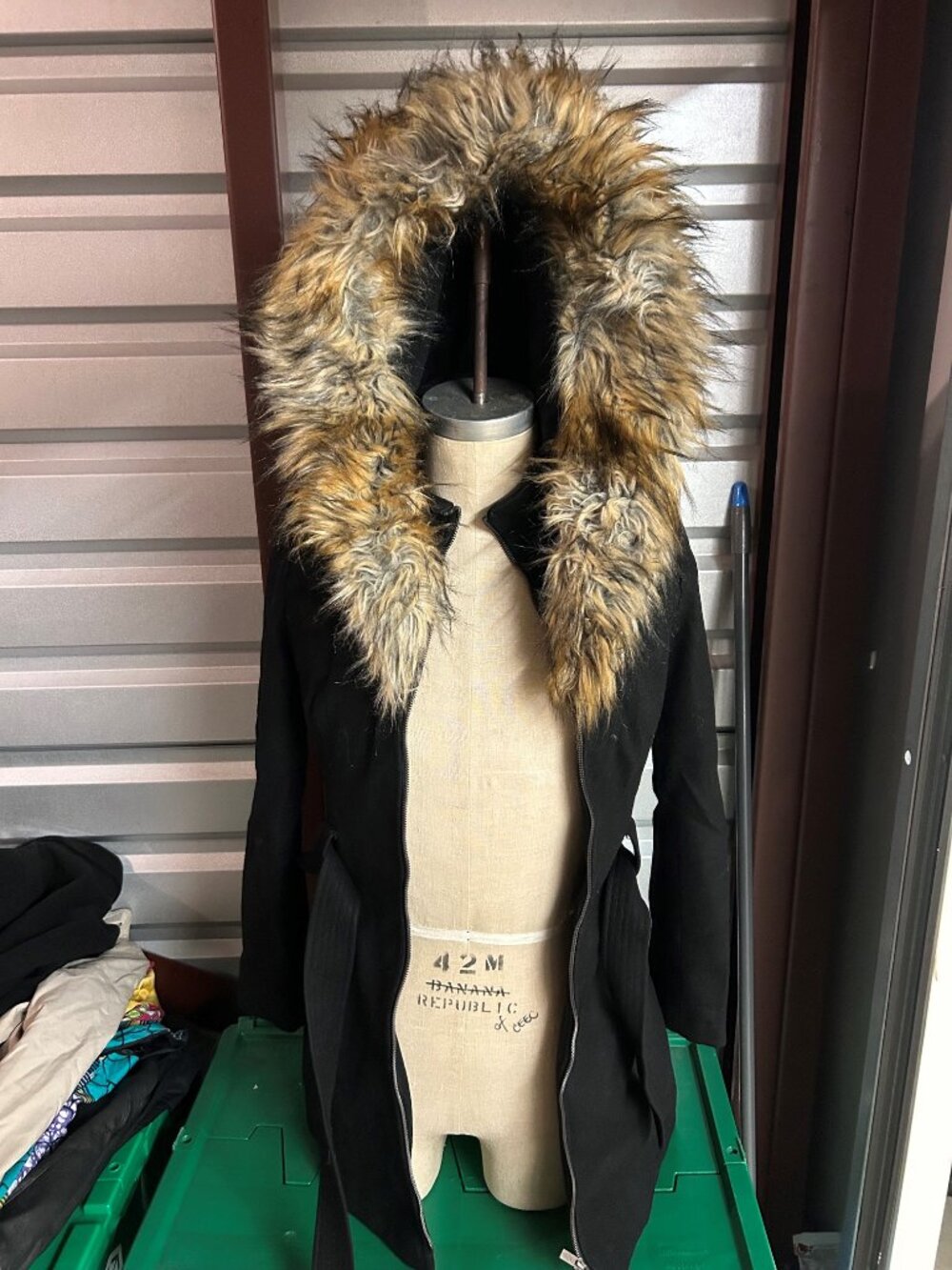 Rachel Roy Coat - Lined Hood (M)